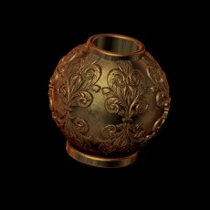 Ball Terminal, Victorian 10x4 mm Top LP (Each)